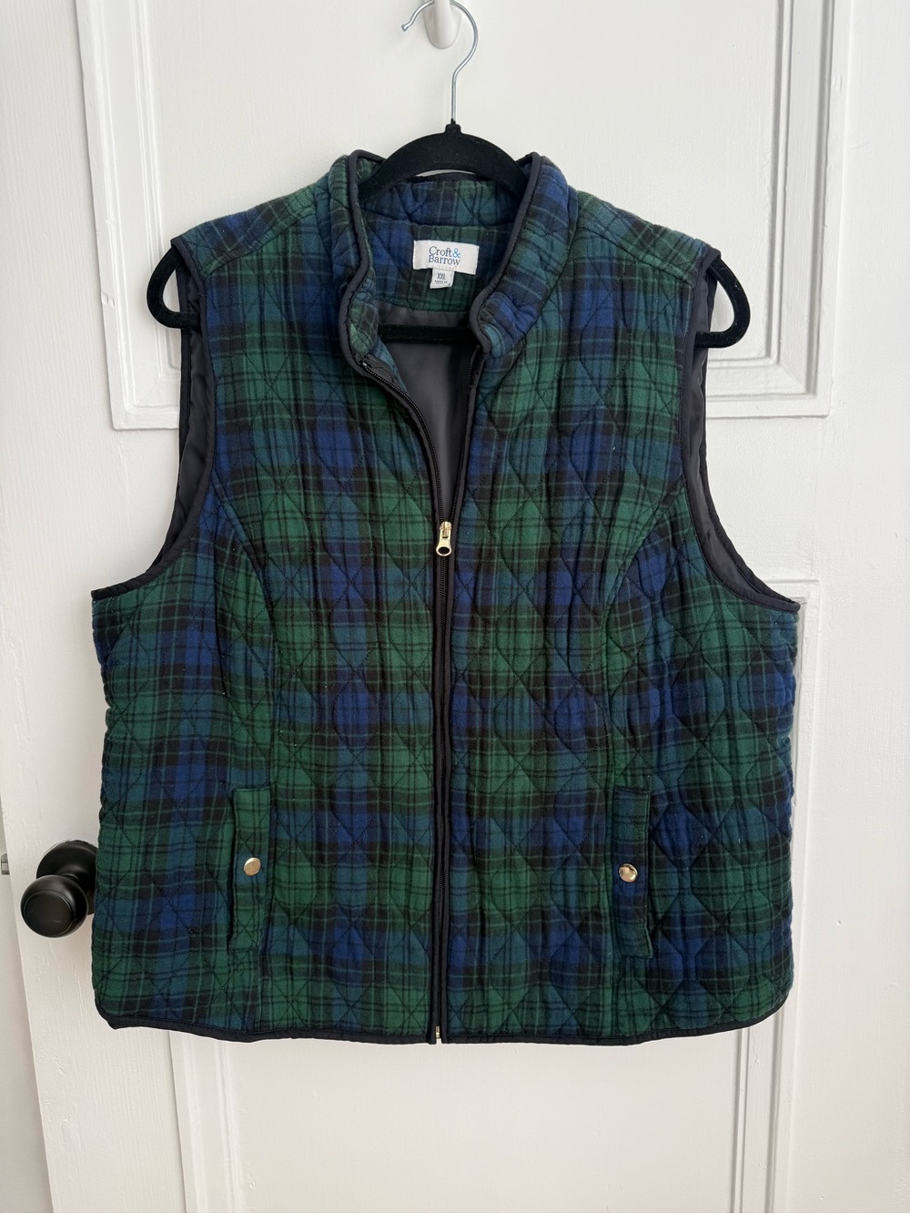 Plaid vest